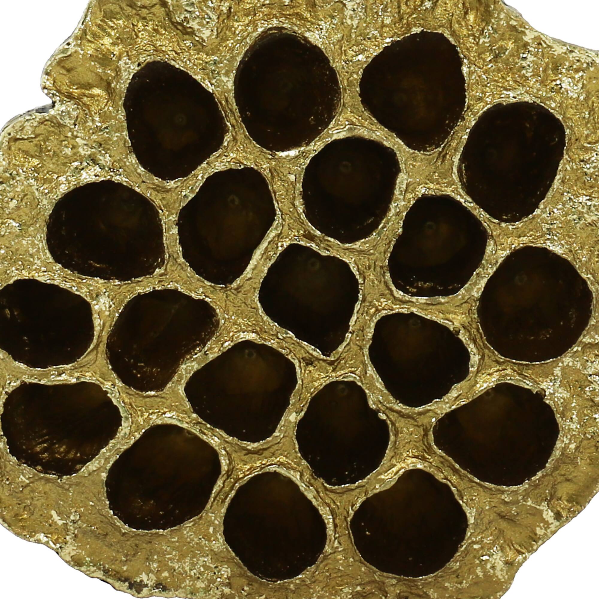 4" Gold Lotus Pod Tabletop Décor by Ashland®